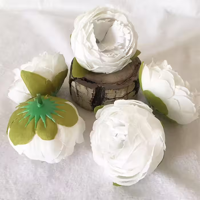 گل مصنوعی مدل پیونی کد 578 بسته 5 عددی