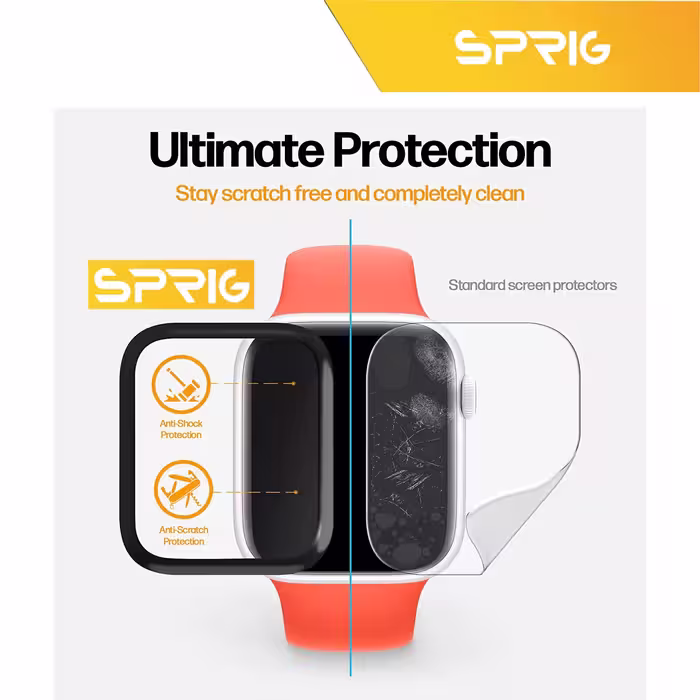 محافظ صفحه نمایش نانو اسپریگ مدل SPG مناسب برای ساعت هوشمند ایمیلب W01 بسته سه عددی