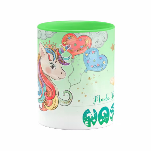 ماگ مدل اسب تک شاخ طرح نرجس