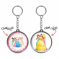 جاکلیدی خندالو طرح پرنسس های والت دیزنی مدل دوطرفه کد 14341442