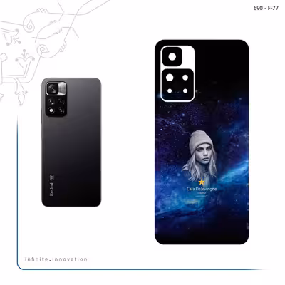 برچسب پوششی ماهوت مدل Cara Delevingne مناسب برای گوشی موبایل شیائومی Redmi Note 11 Pro Plus 5G