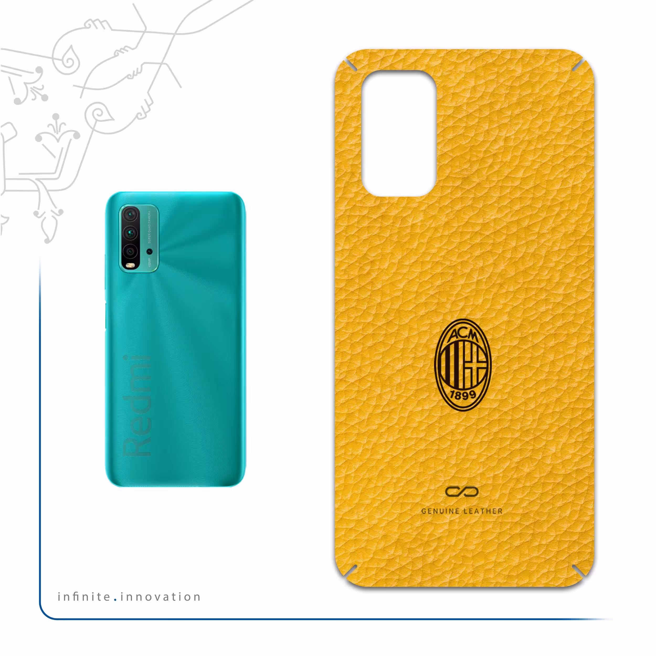 برچسب پوششی ماهوت مدل ML-ACMLN مناسب برای گوشی موبایل شیائومی Redmi 9T