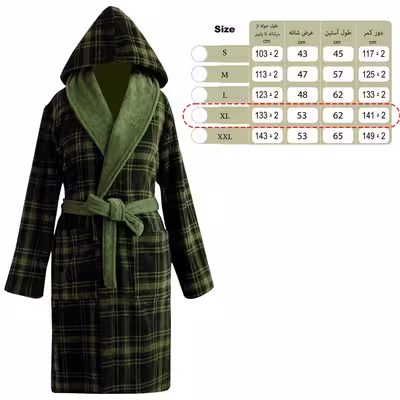 حوله پالتویی پود ایران مدل Makan سایز 135