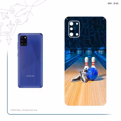 برچسب پوششی ماهوت مدل Bowling مناسب برای گوشی موبایل سامسونگ Galaxy A31