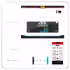 برچسب پوششی ماهوت مدل adidas-Logo مناسب برای تبلت سامسونگ Galaxy Tab A 9.7 2015 T555