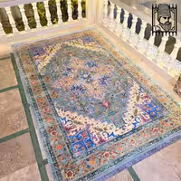 فرش 1240 شانه طرح دستباف کد T1093 سبز