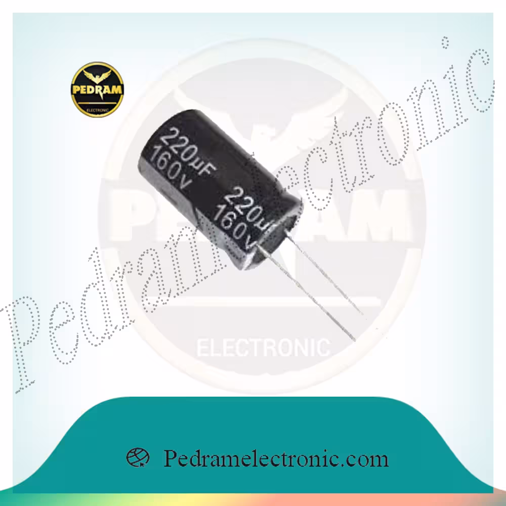 (خازن 220 میكرو فاراد 160 ولت) 220MF 160V
