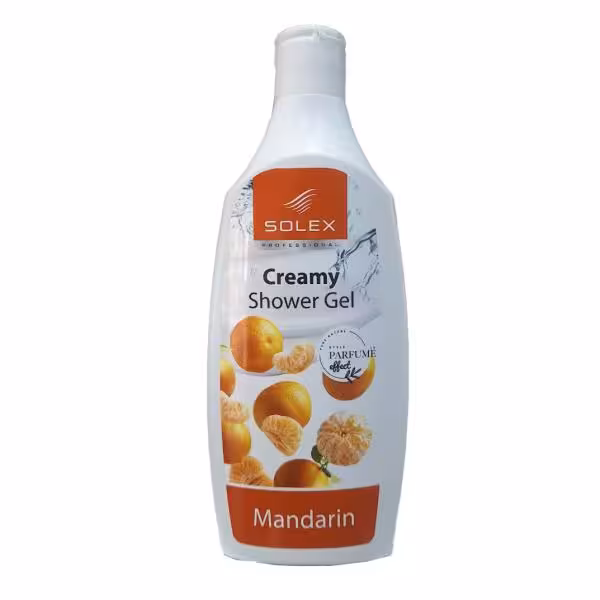 شامپو بدن کرمی سولکس solex creamy shower gel mandarin نارنگی حجم500 میل
