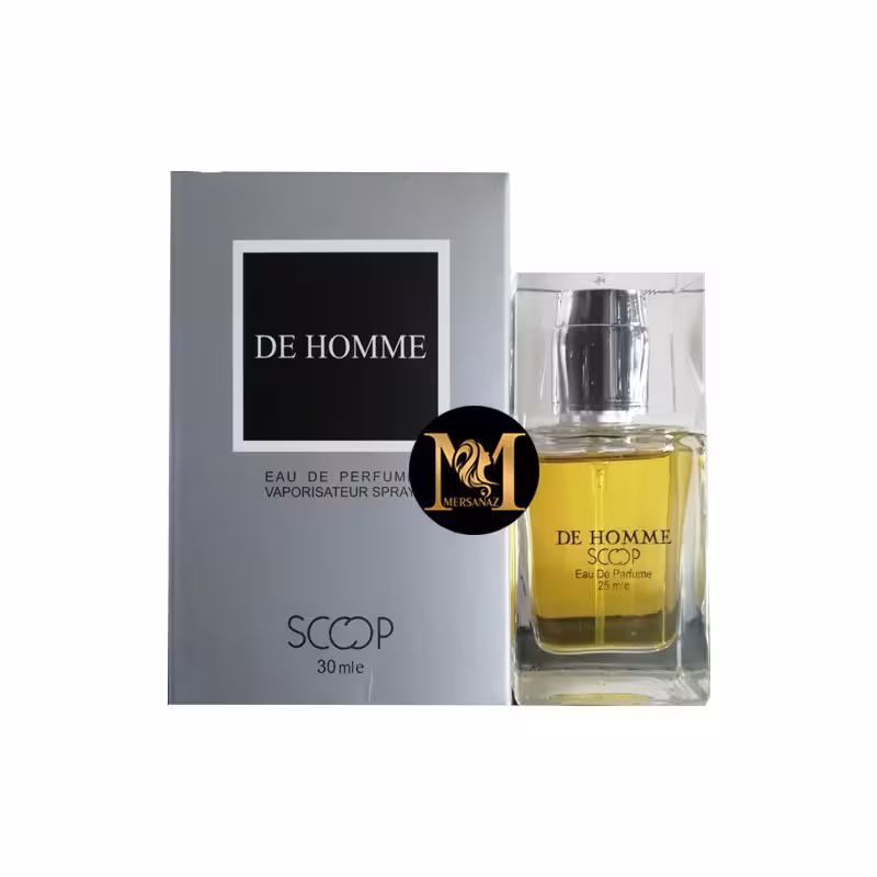عطر جیبی مردانه اسکوپ مدل DE HOMME حجم 30 میلی لیتر