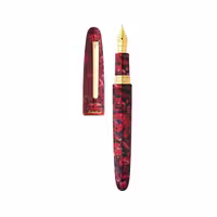 خودنویس استربروک Estie Oversized  Scarlet گیره طلایی