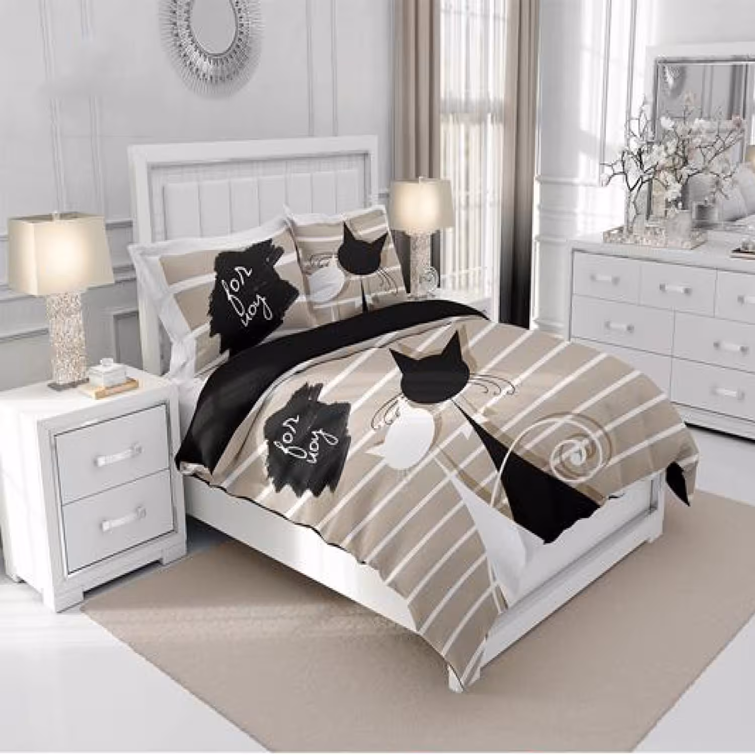 سرویس روتختی سه‌بعدی چیداری مدل 4003