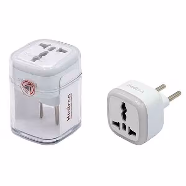 مبدل سه به دو برق هادرون مدل A10 سفید