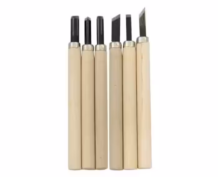 مغار دسته چوبی 6 عددی