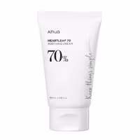 کرم آبرسان و تسکین دهنده صورت Anua مدل Heartleaf Soothing Cream، حاوی 70% عصاره Heartleaf، حجم 100 میل