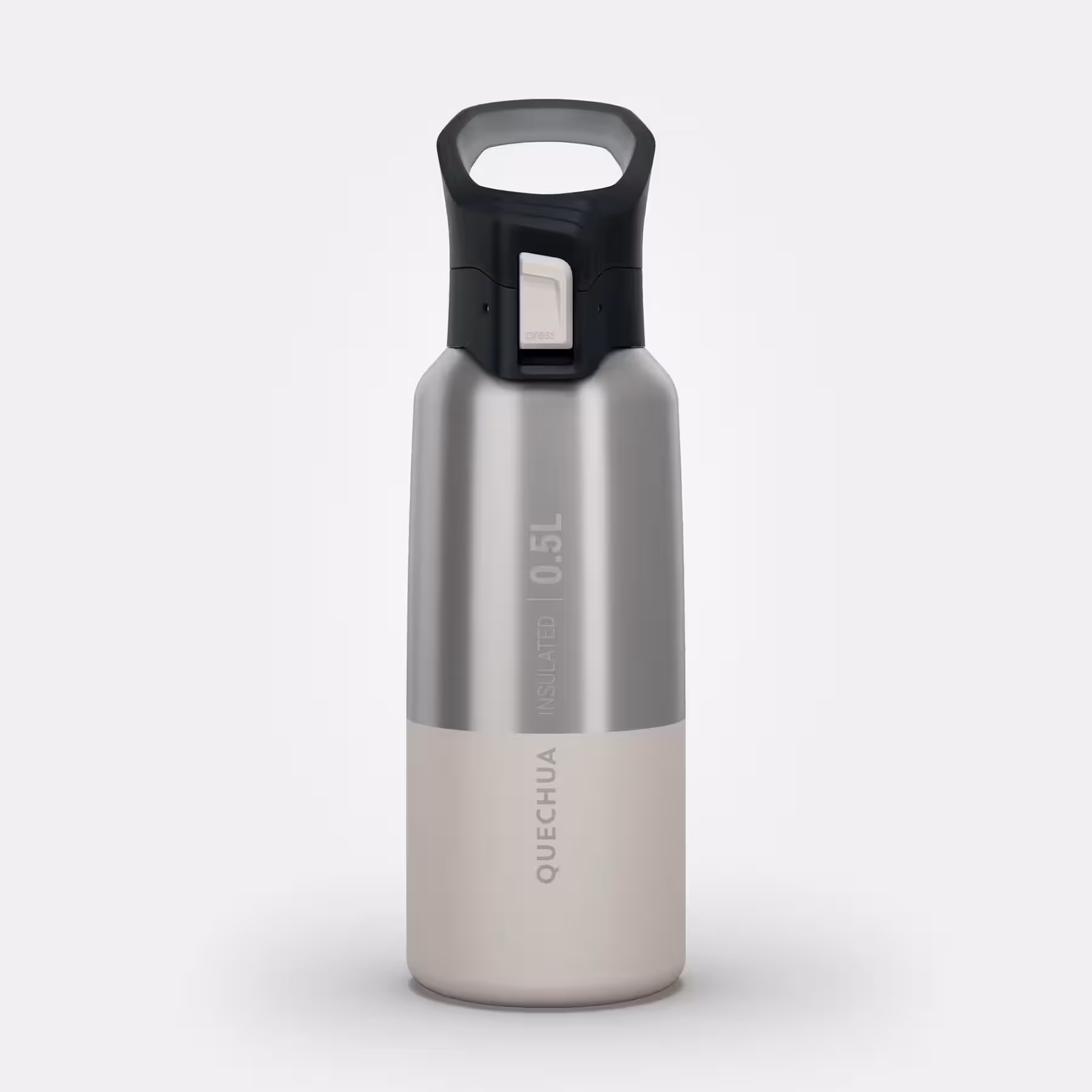 فلاسک کچوا استیل 0.5 لیتر Quechua Stainless Steel Thermos – White – 0.5 L – MH500