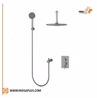 دوش دوان مدل پلانی تیپ 4 کروم مات