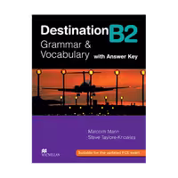 کتاب Destination B2 Grammar and Vocabulary رحلی بزرگ چاپ رنگی انتشارات جنگل