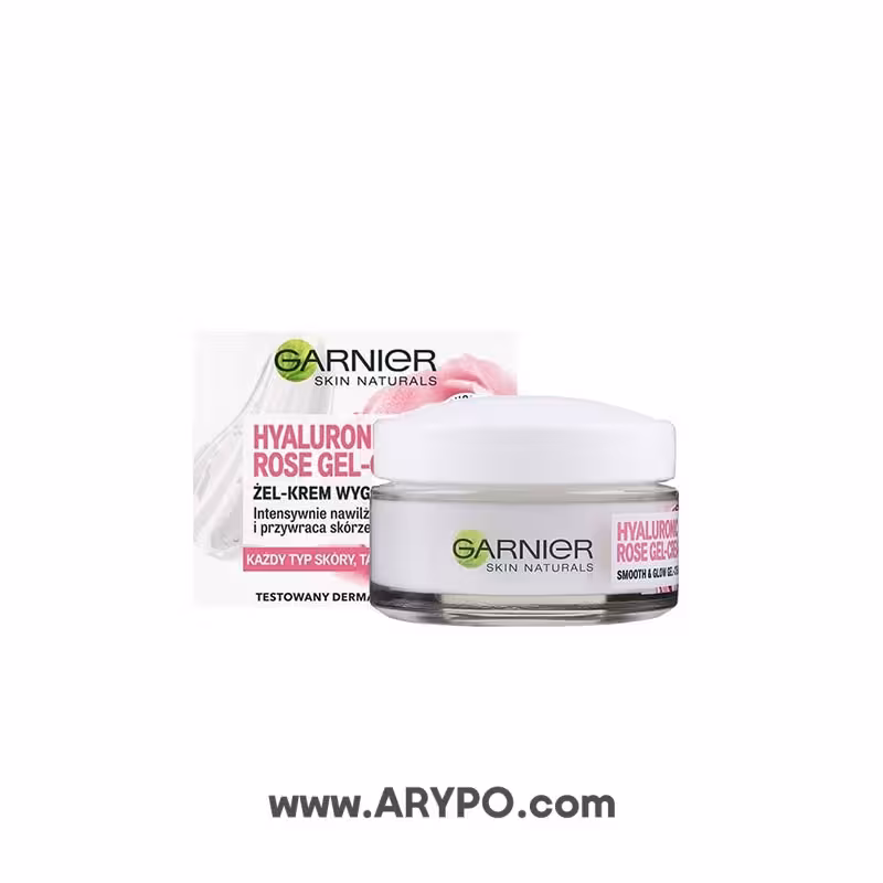 ژل کرم آبرسان گل رز گارنیر