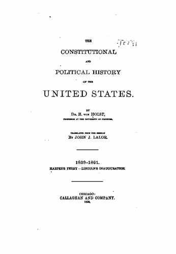 خرید و دانلود نسخه کامل کتاب Harper&#039;s Ferry - Lincoln&#039;s Inauguration, 1859-1861