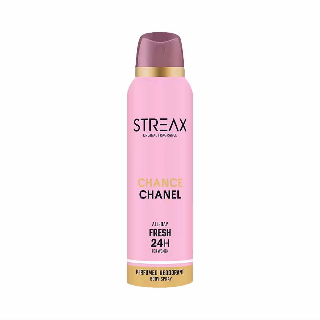 اسپری خوشبو کننده بدن استریکس streax مدل chanel chance حجم 200 میل