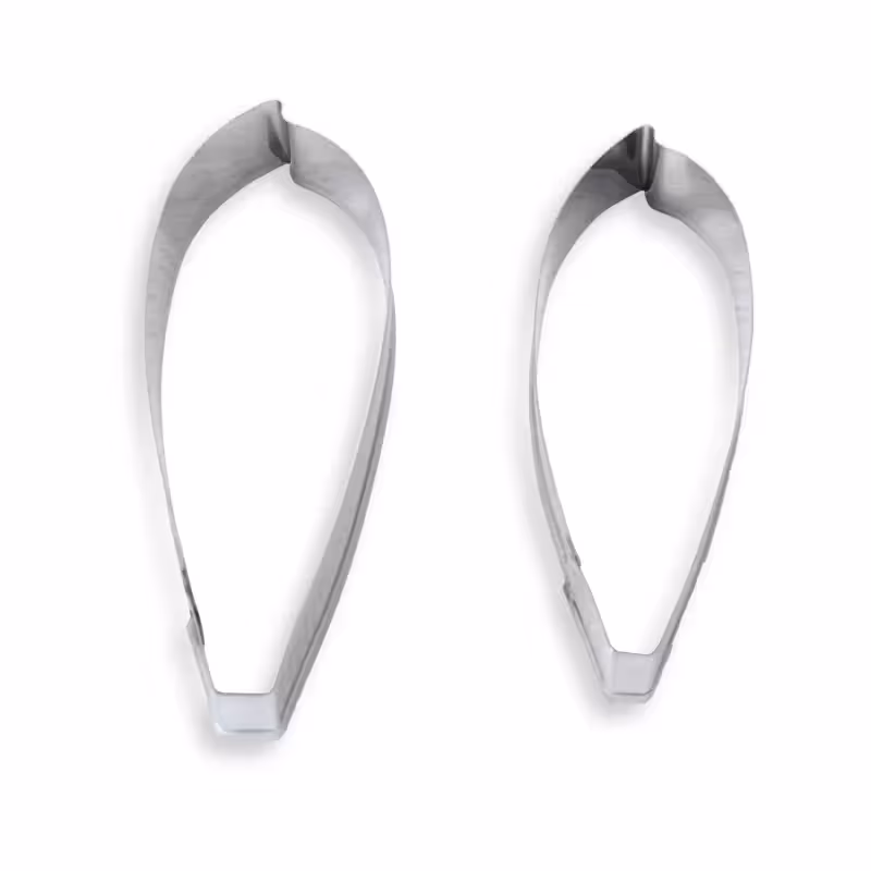 بودکور ست کاتر گلسازي 2 تايي برگ ارکيده 230022