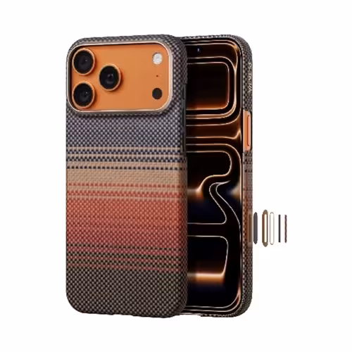 قاب آیفون 17 پرو مکس PITAKA Ultra Slim Moment Sunset PitaTap