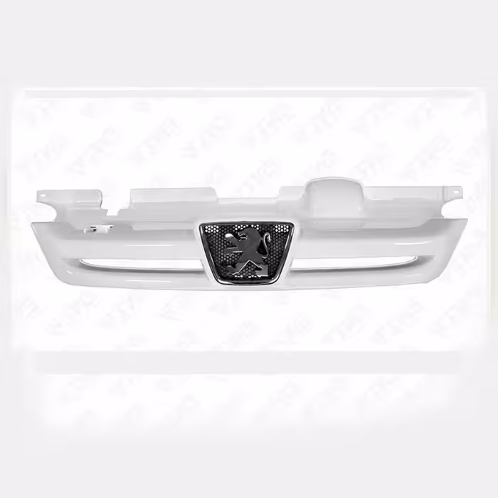 جلو پنجره سفید پژو پرشیا با آرم سام صنعت