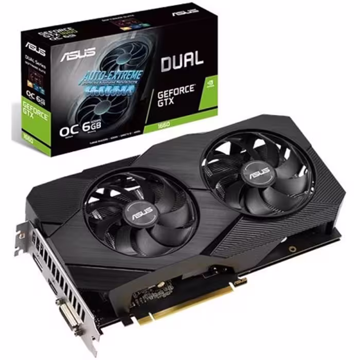 کارت گرافیک ایسوس مدل DUAL-GTX1660-O6G