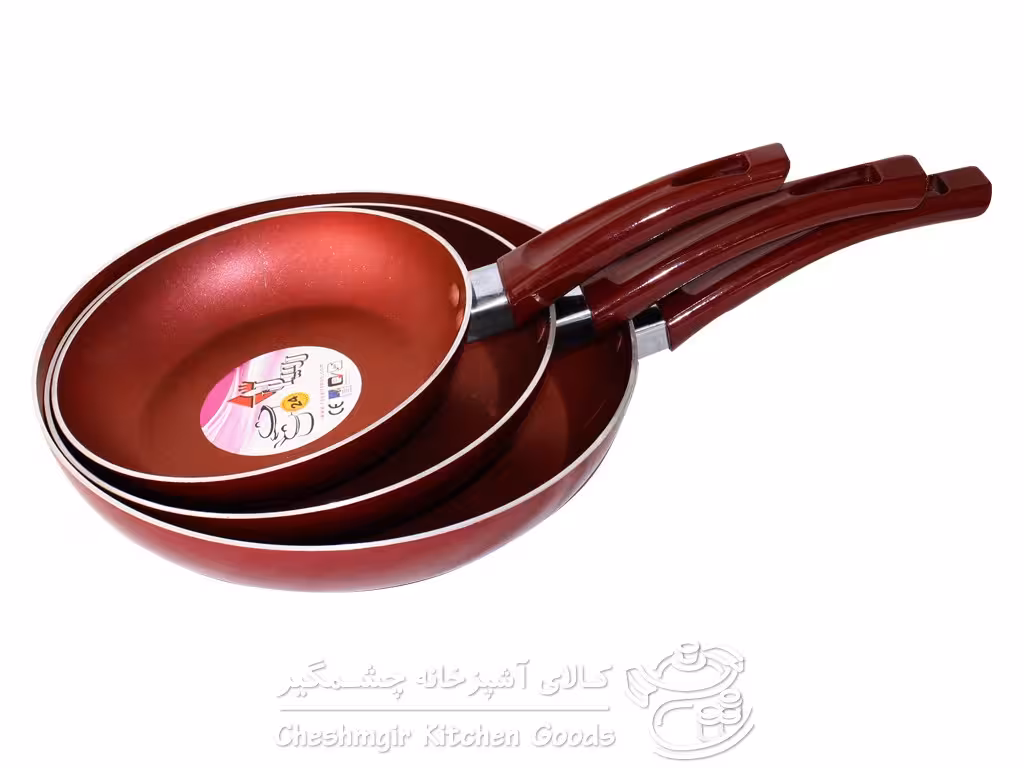 ست تابه 3 تایی گرانیتی رویال رنگ زرشکی