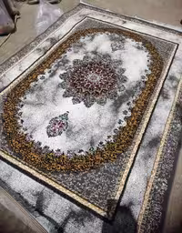 فرش 700شانه طرح مرمر طوسی 6 متری