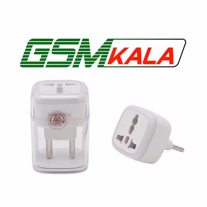 تبدیل برق 3 به 2 هادرون مدل A10-1 - سفید