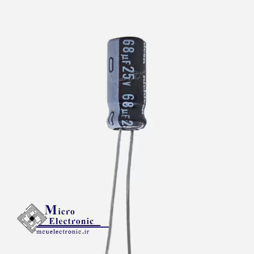 خازن الکترولیت 68uF 25v