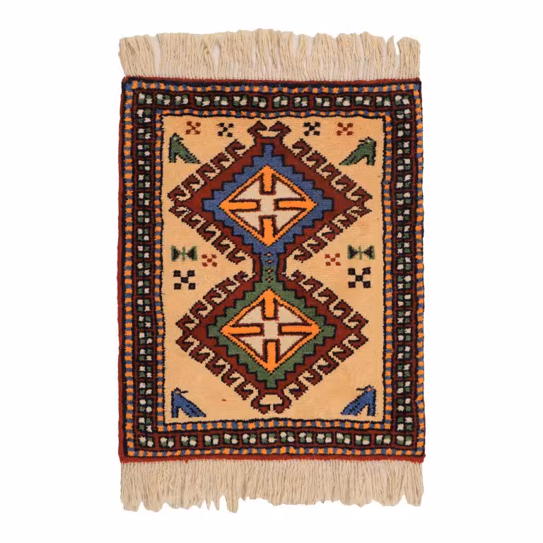 فرش دستباف نیم متری مدل خراسان کد 4020323