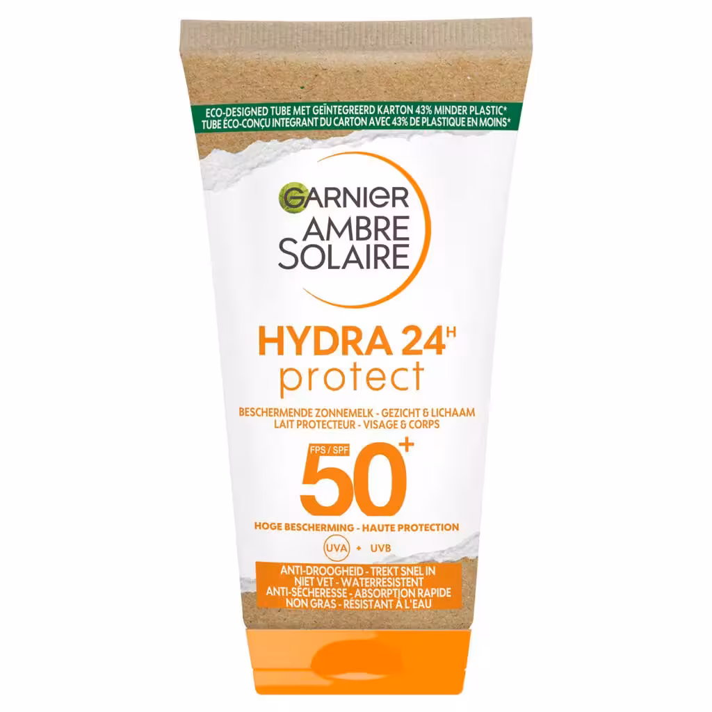 کرم ضد آفتاب محافظ و مرطوب کننده گارنیر مدل Ambre Solaire Hydra24 حجم 50ml