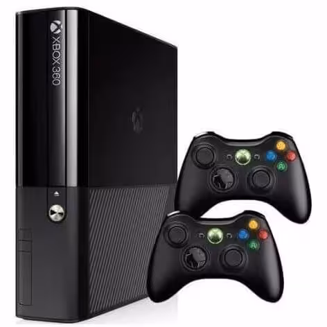 Xbox 360 super slim 250gig دو دسته اصلی کارکرده فول گیم با 48 ساعت مهلت تست