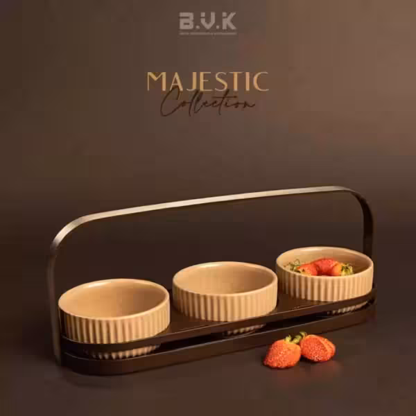 اردوخوری 3 عددی سرامیکی BVK 452223