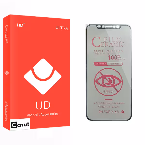 محافظ صفحه نمایش کوکونات مدل UD Glass مناسب برای گوشی موبایل اپل iPhone XS