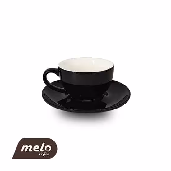 فنجان اسپرسوخوری تکی رنگ مشکی