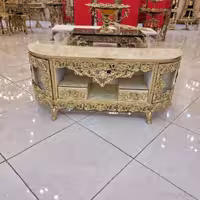 میز تلویزیون با روکش برنز، جنس آلومینیوم درجه 1، ورق ضخیم، بسیار زیبا و شیک، با ضمانت کیفیت
