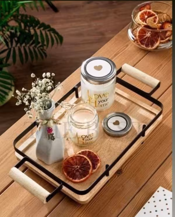 سینی رولت چوبی