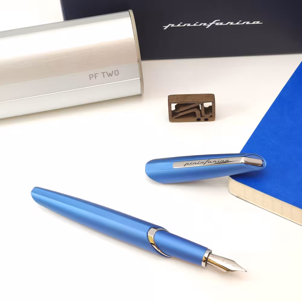 خودنویس پینین فارینا پی اف 2 آبی Pininfarina PF two blue