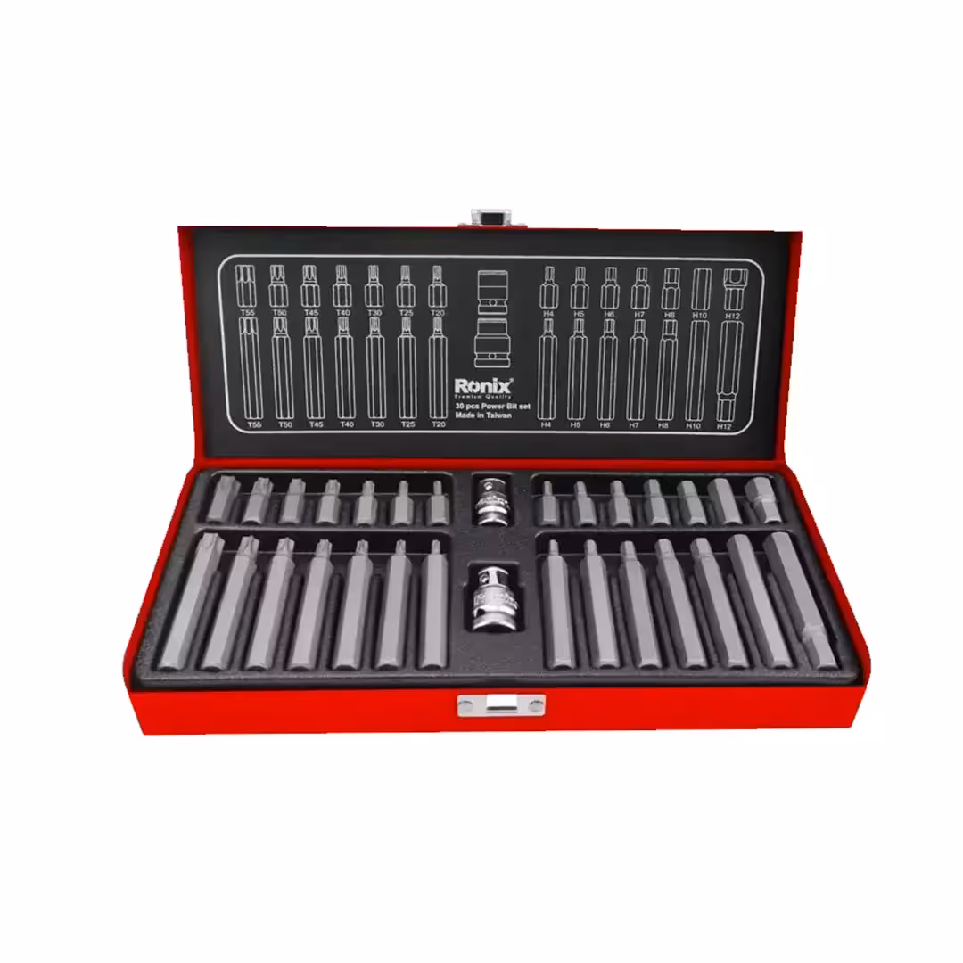 جعبه بیت ترکیبی رونیکس 30 پارچه ستاره ای و شش گوش مدل RH-2697