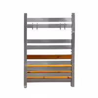 رادیاتور حوله خشک کن هاتیپس مدل آلترمو نقره ای 80×50