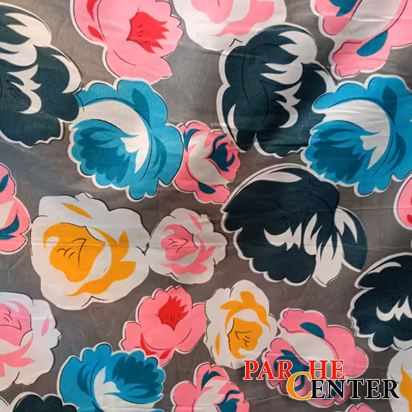 پارچه ته طاقه گلدار متراژ 85 سانتی متر