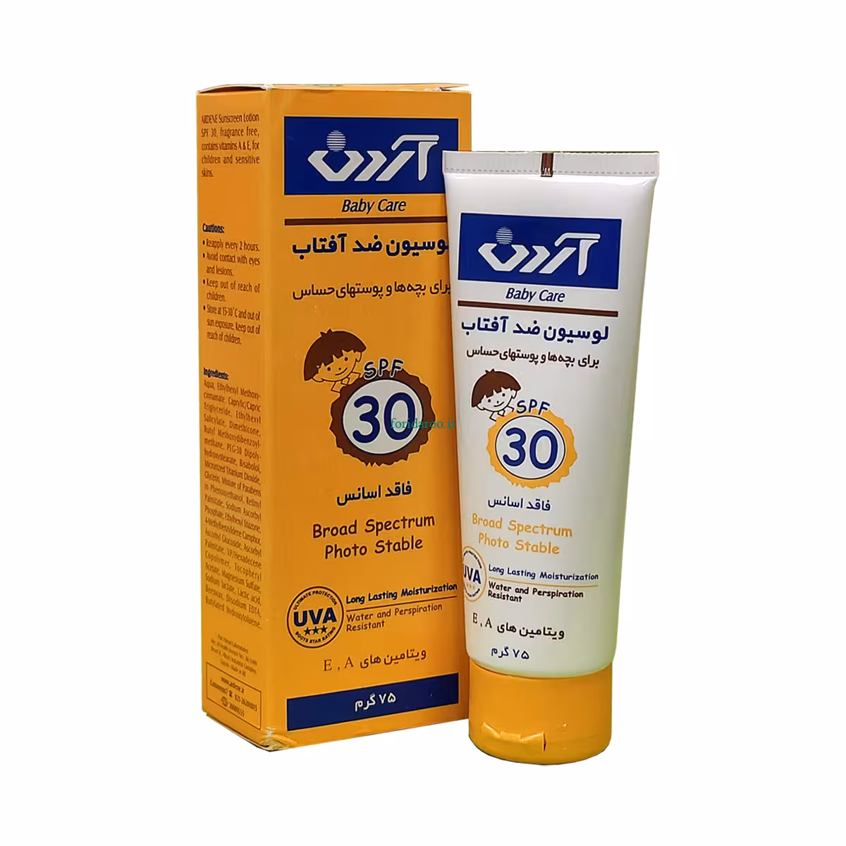 لوسیون ضد آفتاب بچه آردن SPF 30
