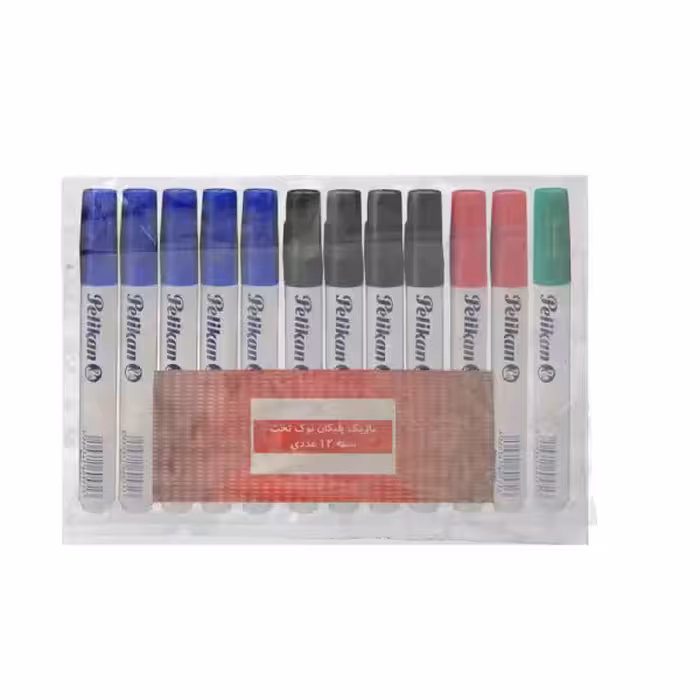 ماژیک با جوهر ثابت پلیکان بسته 12 عددی