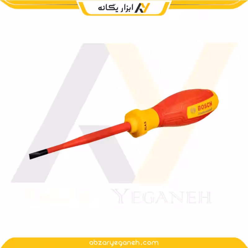 پیچ گوشتی تخت عایق 1000 ولت بوش Sl 4/5mm مدل 1600A02NC2