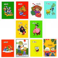 دفتر نقاشی 40 برگ تیما مدل کسرا مجموعه 10 عددی | چاوه