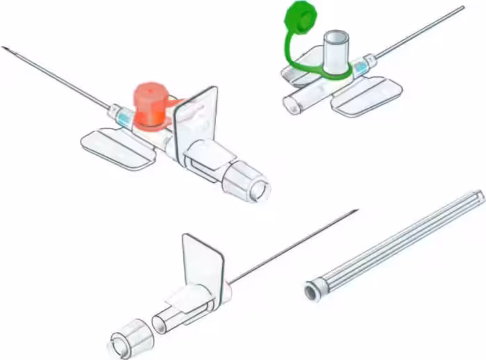 آنژیوکت 18 سبز – 20 صورتی – 22 آبی