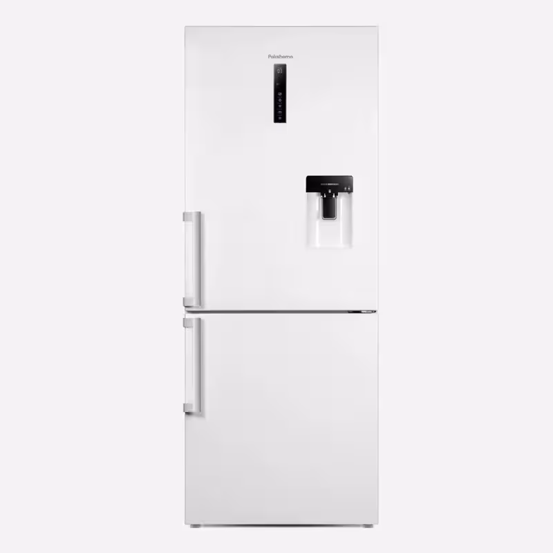 یخچال فریزر پاکشوما مدل RCP496iW (N2) سفید درب متالیک
